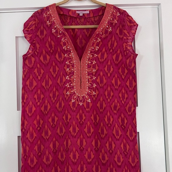 Calypso St Barth tunic swim cover up - Picture 4 of 4